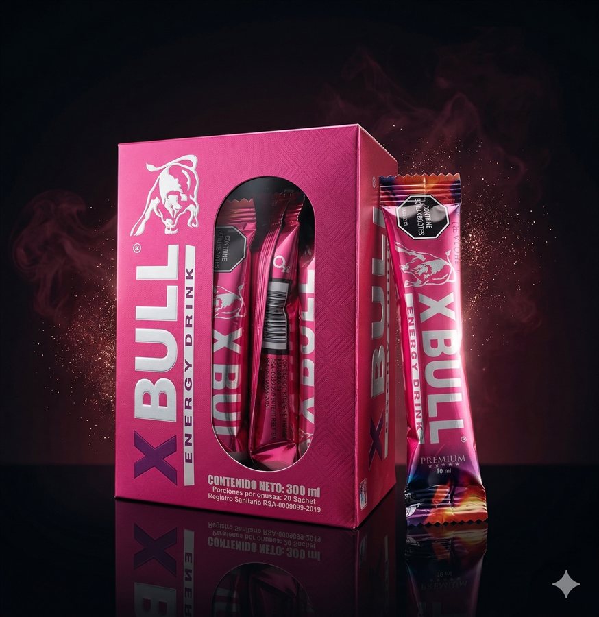X-Bull Sachet, potenciador sexual natural en sobre individual