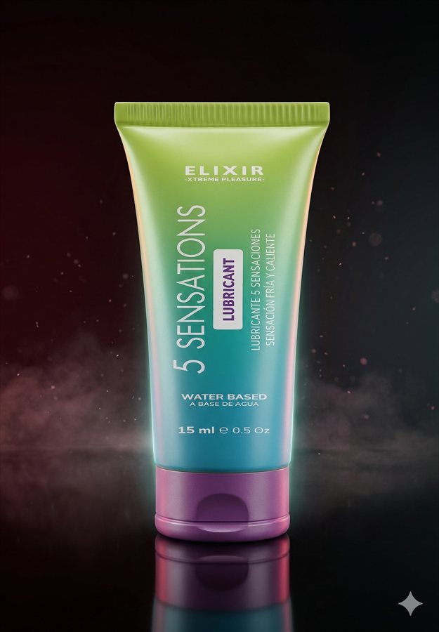 Lubricante 5 Sensaciones con Aloe Vera